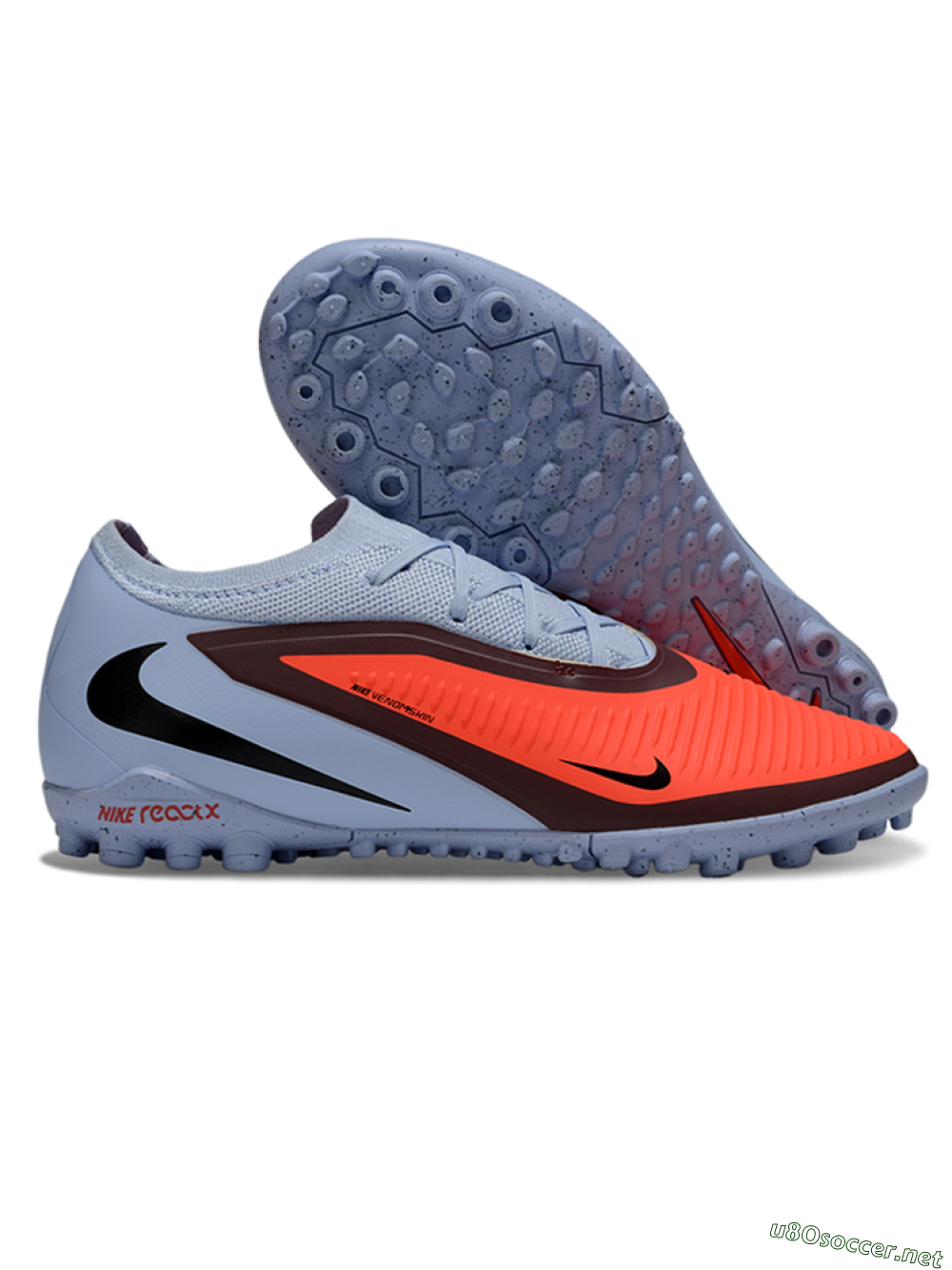 Unisex Nike Phantom 6 Low Elite TF Football Shoes - Red/Blue/Black 2