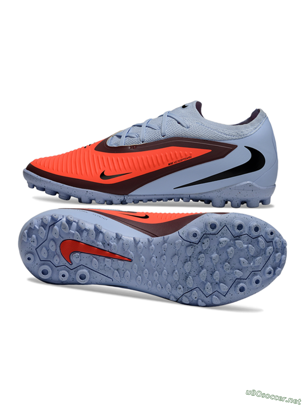 Unisex Nike Phantom 6 Low Elite TF Football Shoes - Red/Blue/Black 1