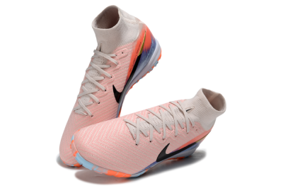 Unisex Nike Air Zoom Mercurial Superfly 10 Elite TF Football Shoes - Pink/Red/Blue