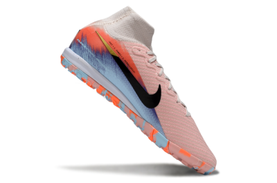 Unisex Nike Air Zoom Mercurial Superfly 10 Elite TF Football Shoes - Pink/Red/Blue
