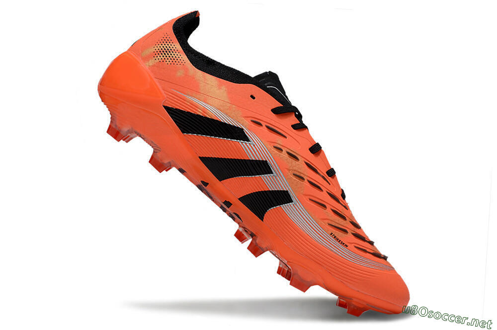 Unisex Adidas Predator 25 Elite FG Football Boots - Red/Black/White 4