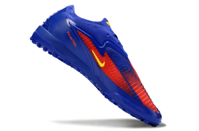 Men's Nike Phantom 6 Low Elite TF Football Shoes - Blue/Red/Yellow