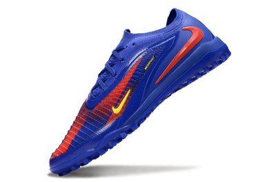 Men's Nike Phantom 6 Low Elite TF Football Shoes - Blue/Red/Yellow