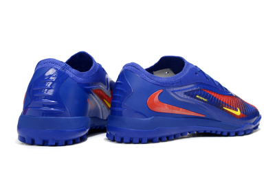 Men's Nike Phantom 6 Low Elite TF Football Shoes - Blue/Red/Yellow