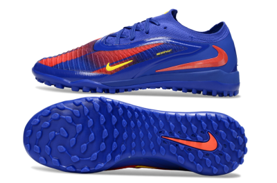 Men's Nike Phantom 6 Low Elite TF Football Shoes - Blue/Red/Yellow