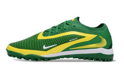 Men's Nike Phantom 6 Low Elite TF Football Shoes - Green/Yellow/White