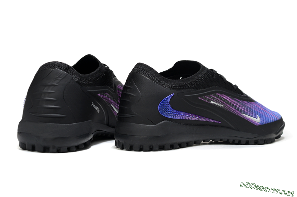 Men's Nike Phantom 6 Low Elite TF Football Shoes - Blue/Purple/Black 6