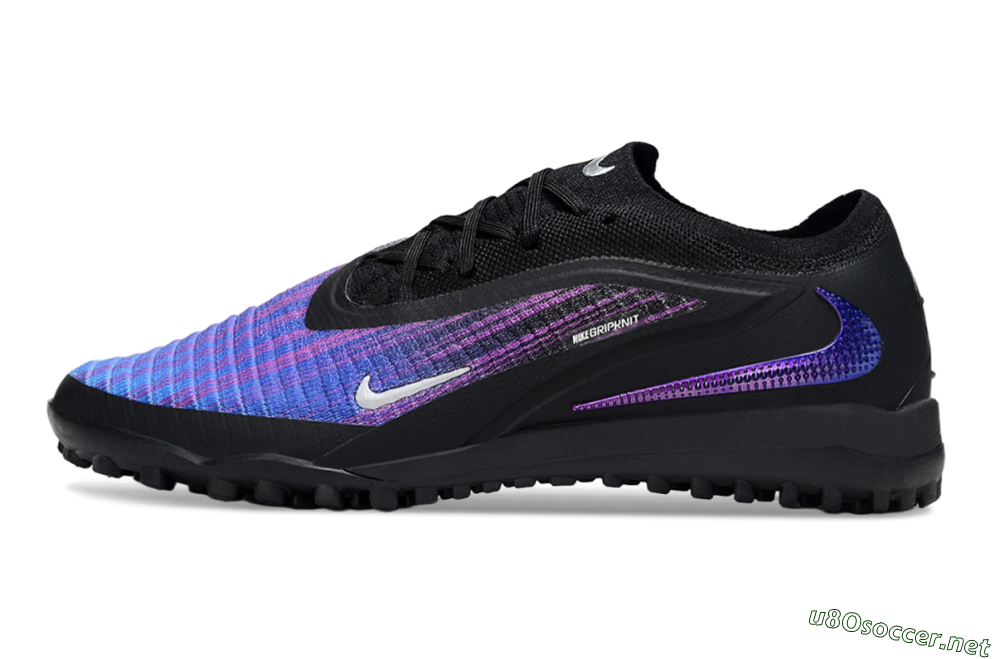 Men's Nike Phantom 6 Low Elite TF Football Shoes - Blue/Purple/Black 0