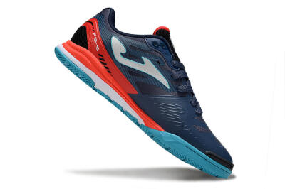 Men's Joma Top Flex IC Football Shoes - Blue/Silver/Red