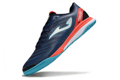 Men's Joma Top Flex IC Football Shoes - Blue/Silver/Red