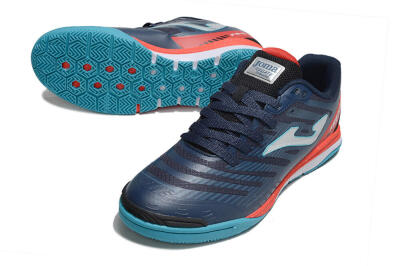 Men's Joma Top Flex IC Football Shoes - Blue/Silver/Red