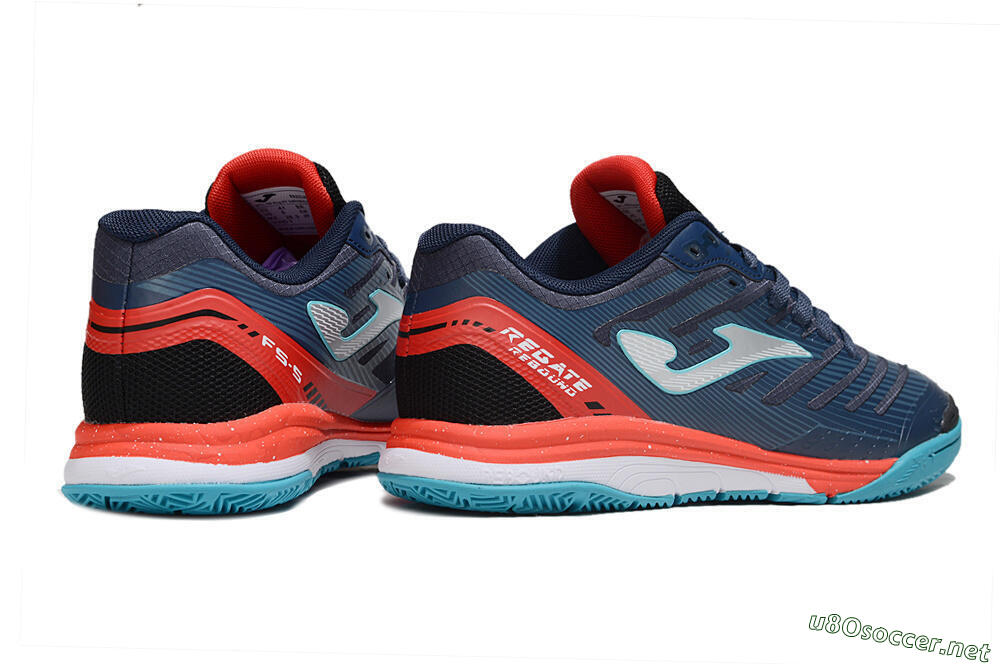 Men's Joma Top Flex IC Football Shoes - Blue/Silver/Red 6