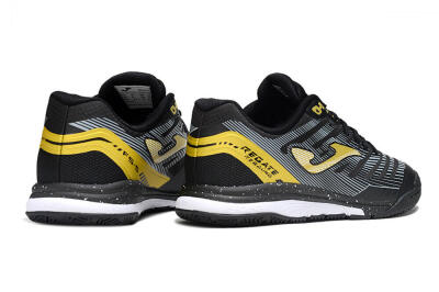 Men's Joma Top Flex IC Football Shoes - Black/Gold/White