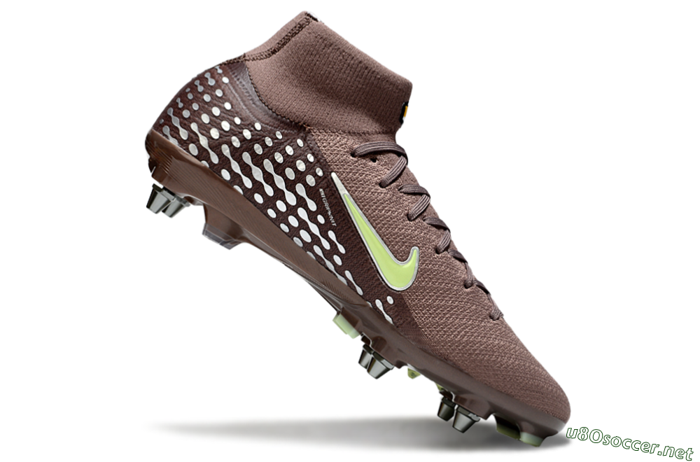 Men's Nike Air Zoom Mercurial Superfly 10 Elite SG Football Boots - Brown/Yellow/White 4