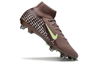 Men's Nike Air Zoom Mercurial Superfly 10 Elite SG Football Boots - Brown/Yellow/White