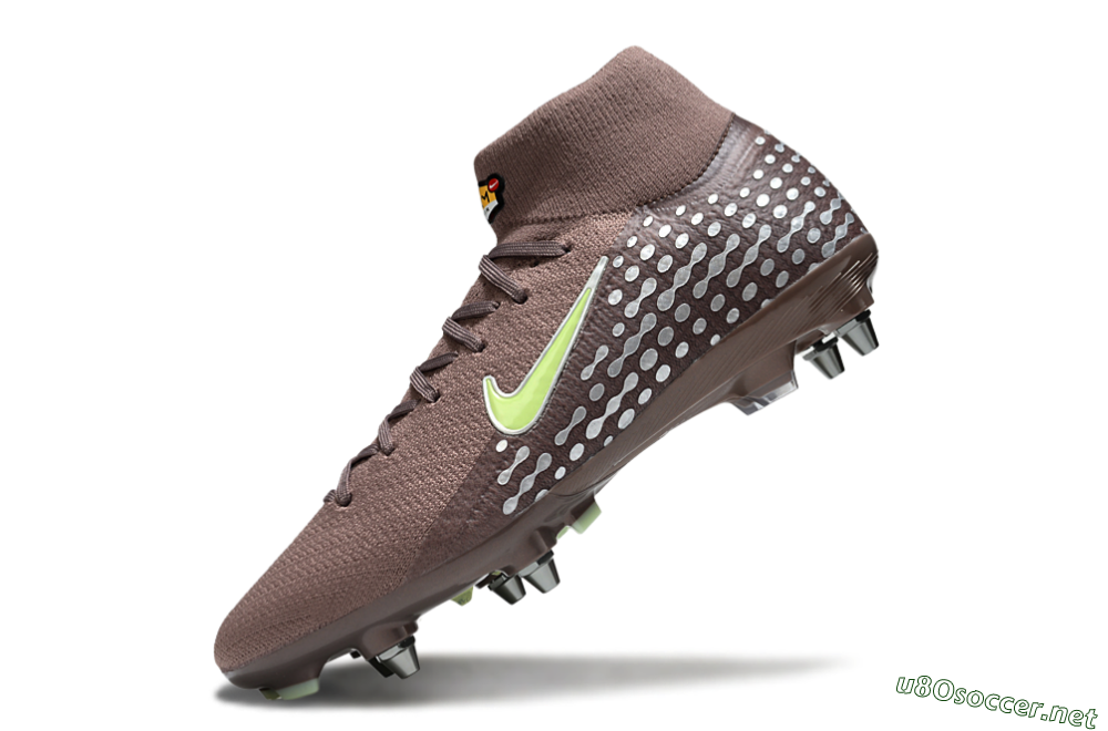 Men's Nike Air Zoom Mercurial Superfly 10 Elite SG Football Boots - Brown/Yellow/White 5