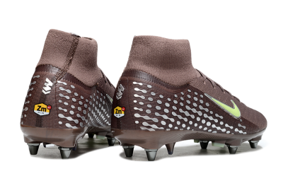 Men's Nike Air Zoom Mercurial Superfly 10 Elite SG Football Boots - Brown/Yellow/White