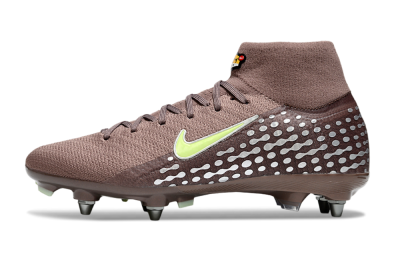 Men's Nike Air Zoom Mercurial Superfly 10 Elite SG Football Boots - Brown/Yellow/White