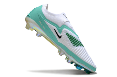 Unisex Nike Phantom 6 Low Elite FG Football Boots - White/Jade/Black