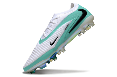 Unisex Nike Phantom 6 Low Elite FG Football Boots - White/Jade/Black