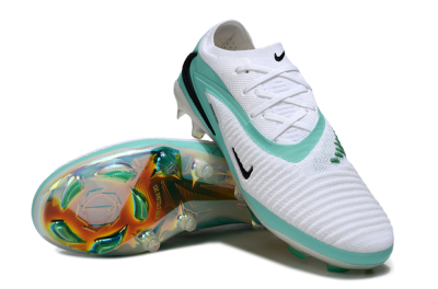 Unisex Nike Phantom 6 Low Elite FG Football Boots - White/Jade/Black
