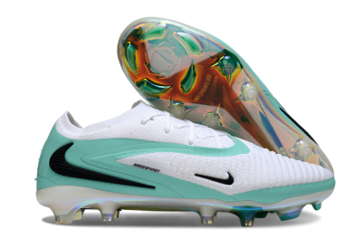 Unisex Nike Phantom 6 Low Elite FG Football Boots - White/Jade/Black