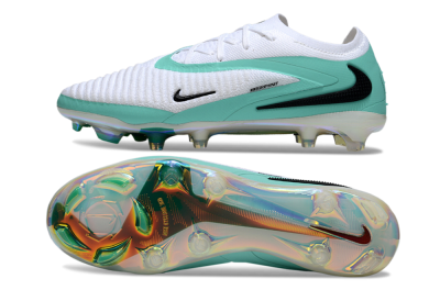 Unisex Nike Phantom 6 Low Elite FG Football Boots - White/Jade/Black