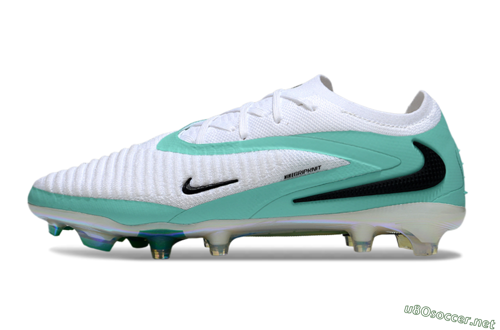 Unisex Nike Phantom 6 Low Elite FG Football Boots - White/Jade/Black 0
