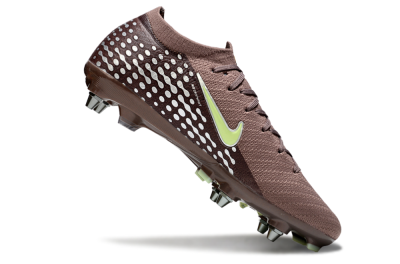 Men's Nike Air Zoom Mercurial Vapor 16 Elite SG Football Boots - Brown/Yellow/White