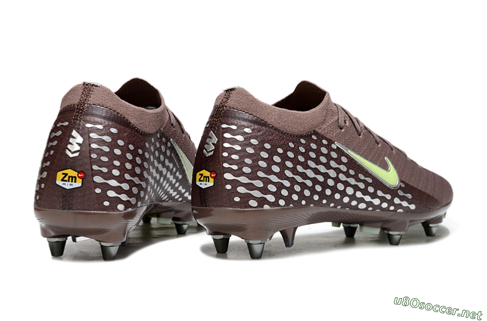 Men's Nike Air Zoom Mercurial Vapor 16 Elite SG Football Boots - Brown/Yellow/White 6