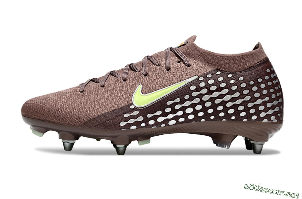 Men's Nike Air Zoom Mercurial Vapor 16 Elite SG Football Boots - Brown/Yellow/White 0