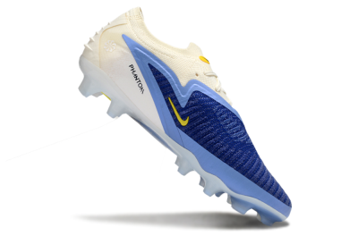 Unisex Nike Phantom 6 Low Elite FG Football Boots - Blue/White/Black