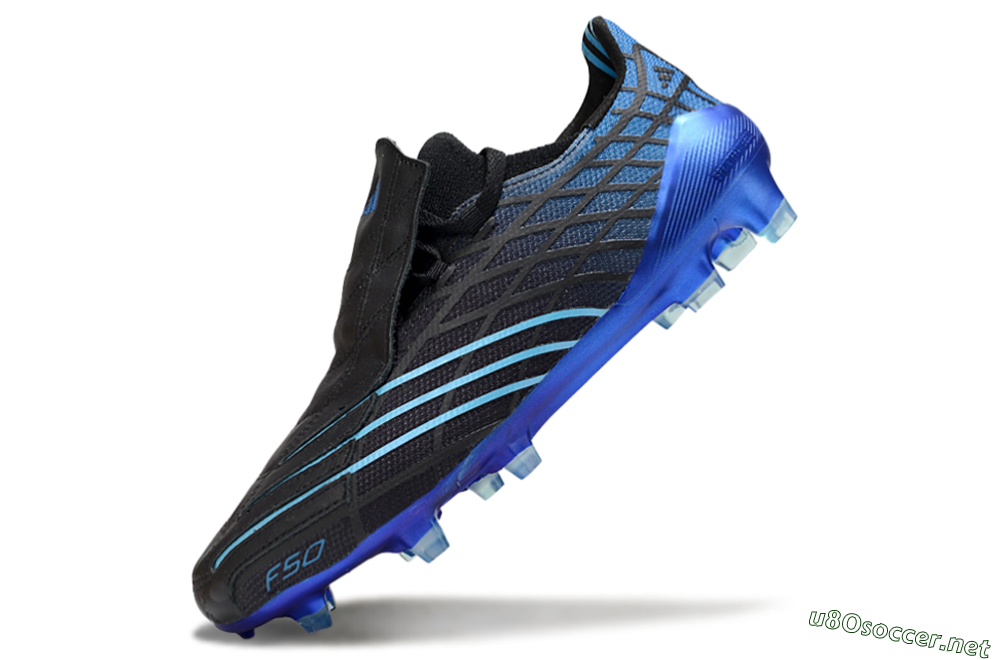 Unisex Adidas F50 Spider Remake FG Football Boots - Black/Blue 5