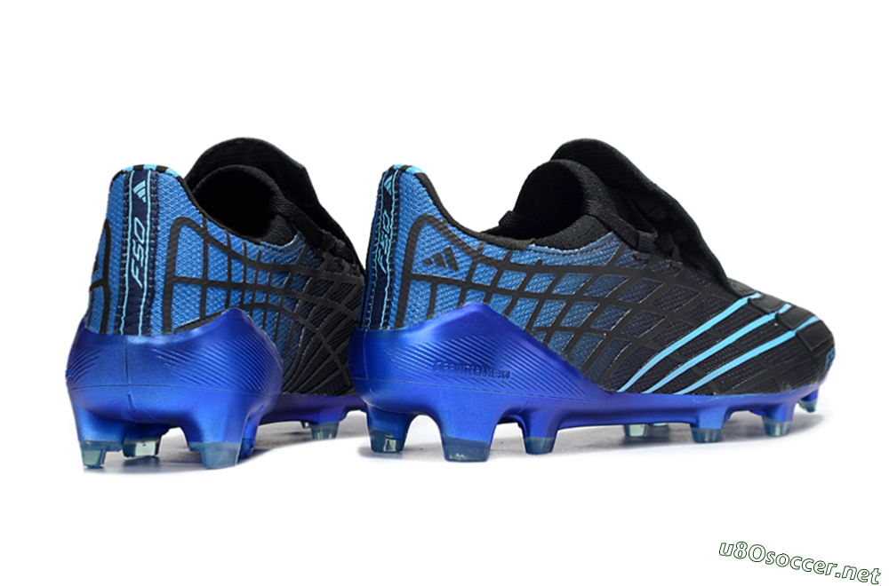Unisex Adidas F50 Spider Remake FG Football Boots - Black/Blue 6