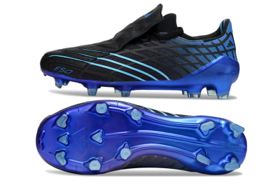 Unisex Adidas F50 Spider Remake FG Football Boots - Black/Blue