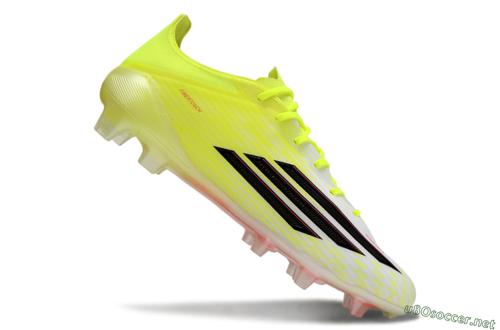 Unisex Adidas F50 Elite FG Football Boots - Yellow/Black/Red 4