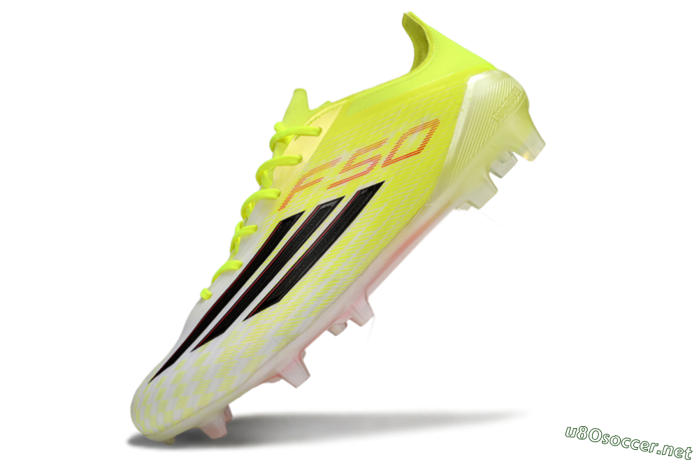 Unisex Adidas F50 Elite FG Football Boots - Yellow/Black/Red 5