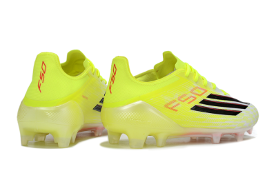 Unisex Adidas F50 Elite FG Football Boots - Yellow/Black/Red