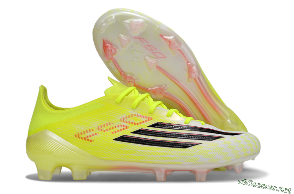Unisex Adidas F50 Elite FG Football Boots - Yellow/Black/Red 2
