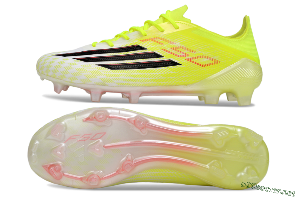 Unisex Adidas F50 Elite FG Football Boots - Yellow/Black/Red 1
