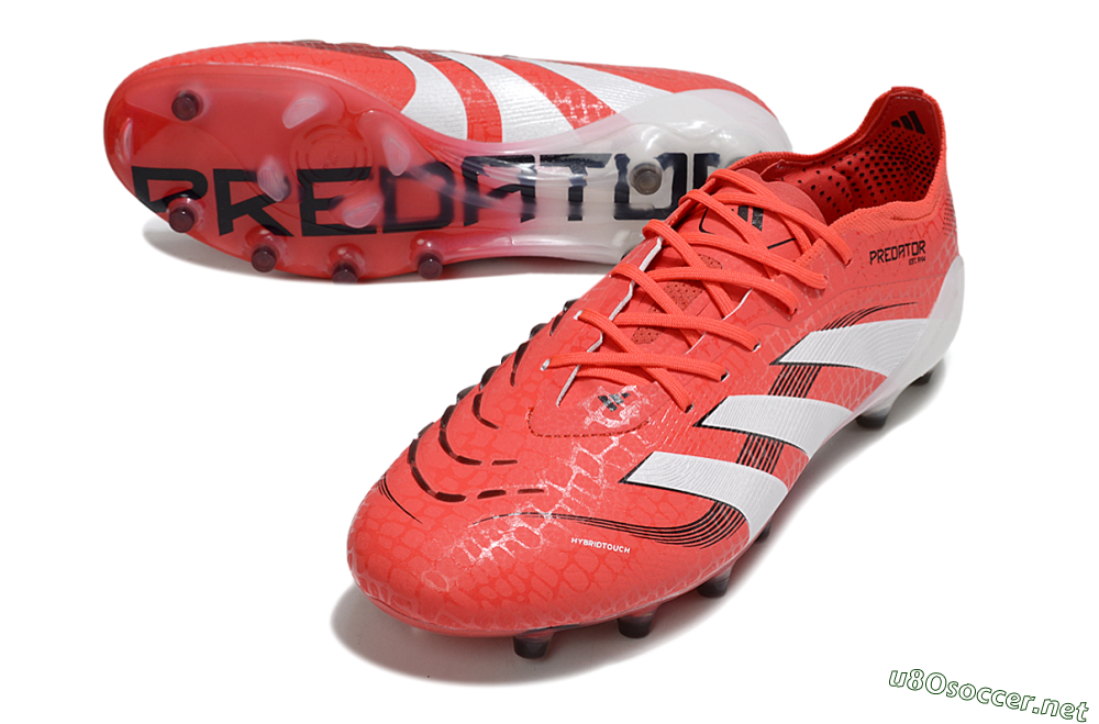 Men's Adidas Predator 25 Elite AG Football Boots - Red/White/Black 3