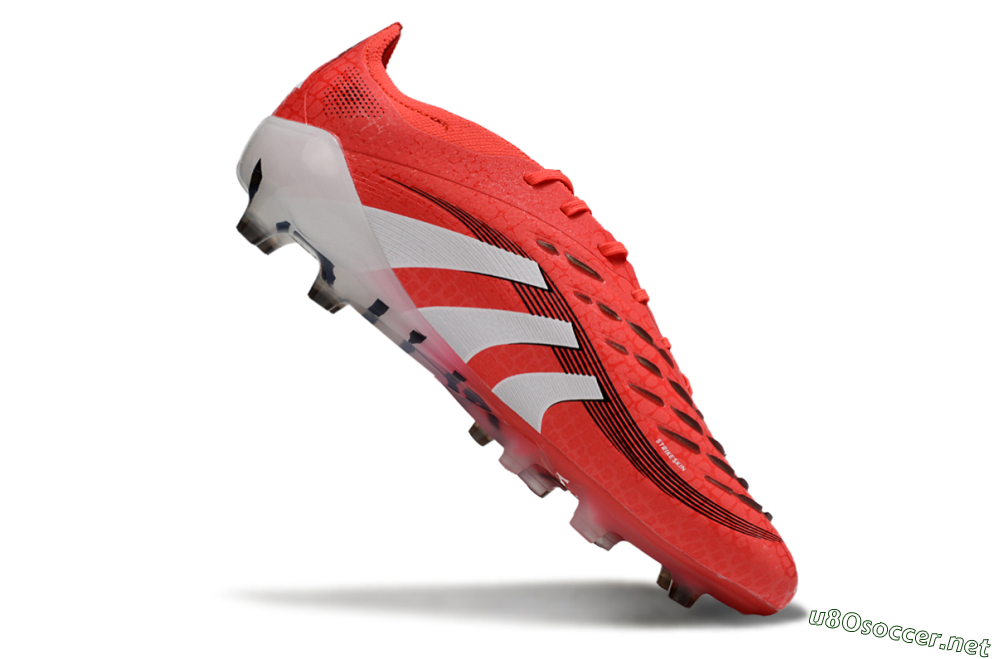 Men's Adidas Predator 25 Elite AG Football Boots - Red/White/Black 4