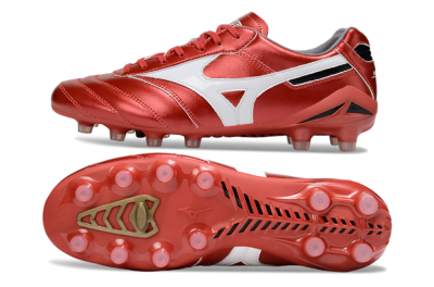Men's Mizuno Morelia 2 FG Football Boots - Red/White