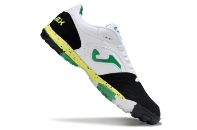 Men's Joma Top Flex TF Football Shoes - White/Green/Yellow