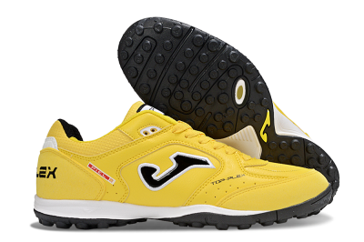 Men's Joma Top Flex TF Football Shoes - Yellow/Black/White