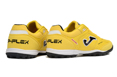 Men's Joma Top Flex TF Football Shoes - Yellow/Black/White