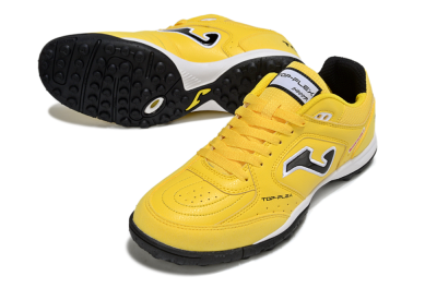 Men's Joma Top Flex TF Football Shoes - Yellow/Black/White