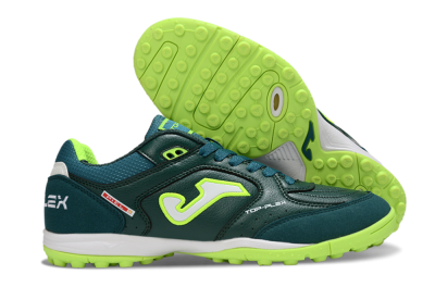 Men's Joma Top Flex TF Football Shoes - Green/Yellow/White