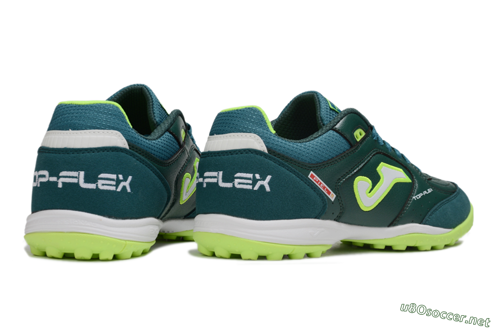Men's Joma Top Flex TF Football Shoes - Green/Yellow/White 6