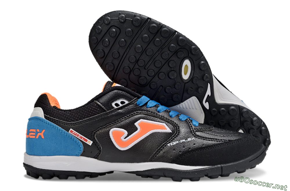 Men's Joma Top Flex TF Football Shoes - Black/Red/Blue 2